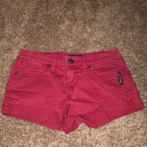 Silver “Toni” red shorts